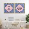 Stupell Industries Encouraging Words on Boho 2 Piece Black Framed Floater Canvas Set, design by Lettered and Lined